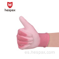 Guantes de mano baratos de Hespax Pu Palm Agricultura